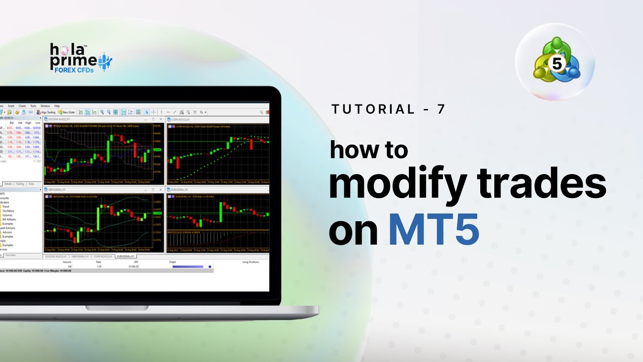 How to Modify and Partially Close Trades in MT5 | A Simple Guide