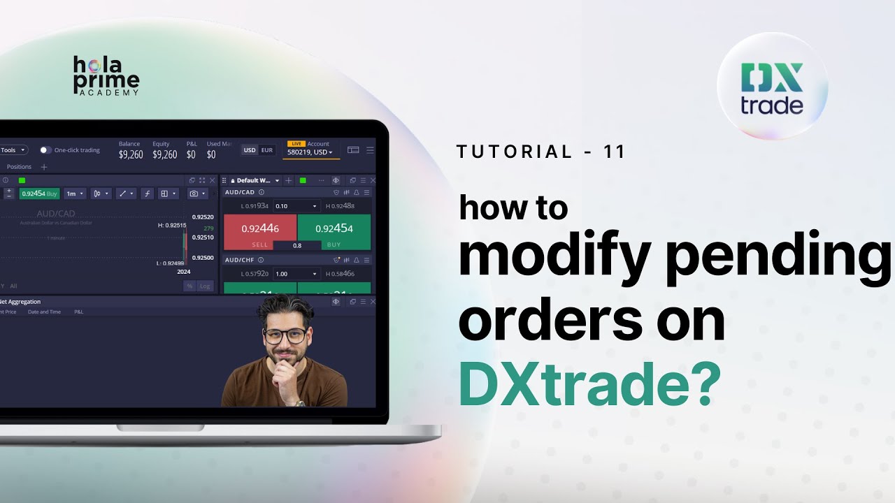 How to Modify & Cancel Pending Orders on DxTrade | Hola Prime