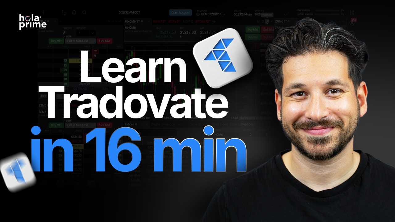 Tradovate Tutorial: Interface, Indicators & Trade Execution