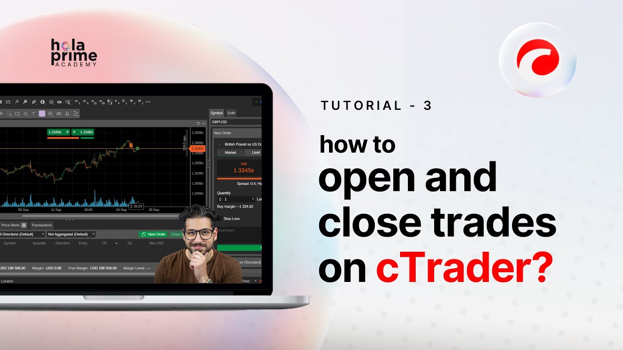 How to Open and Close Trades on cTrader | Hola Prime