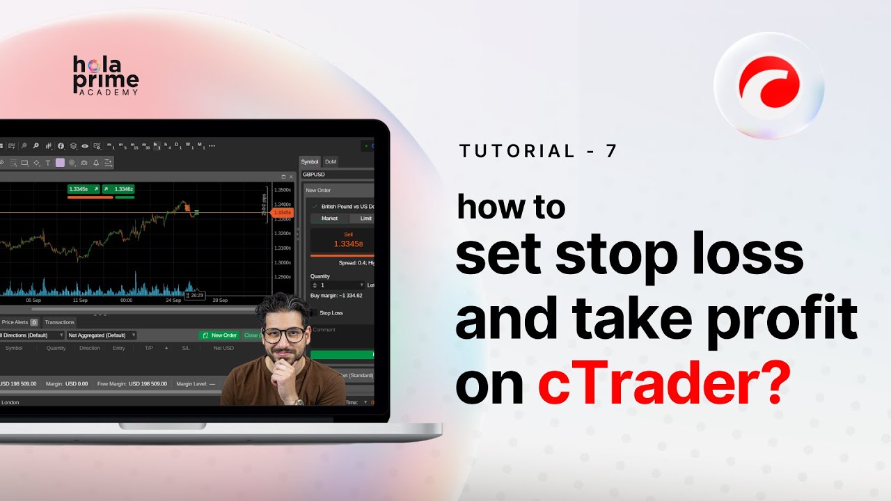 How to Set Stop Loss, Take Profit & Trailing Stop on cTrader | Hola Prime